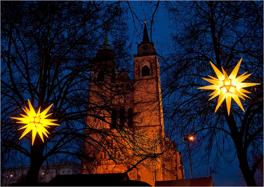 Johanniskirche zur Weihnachtszeit