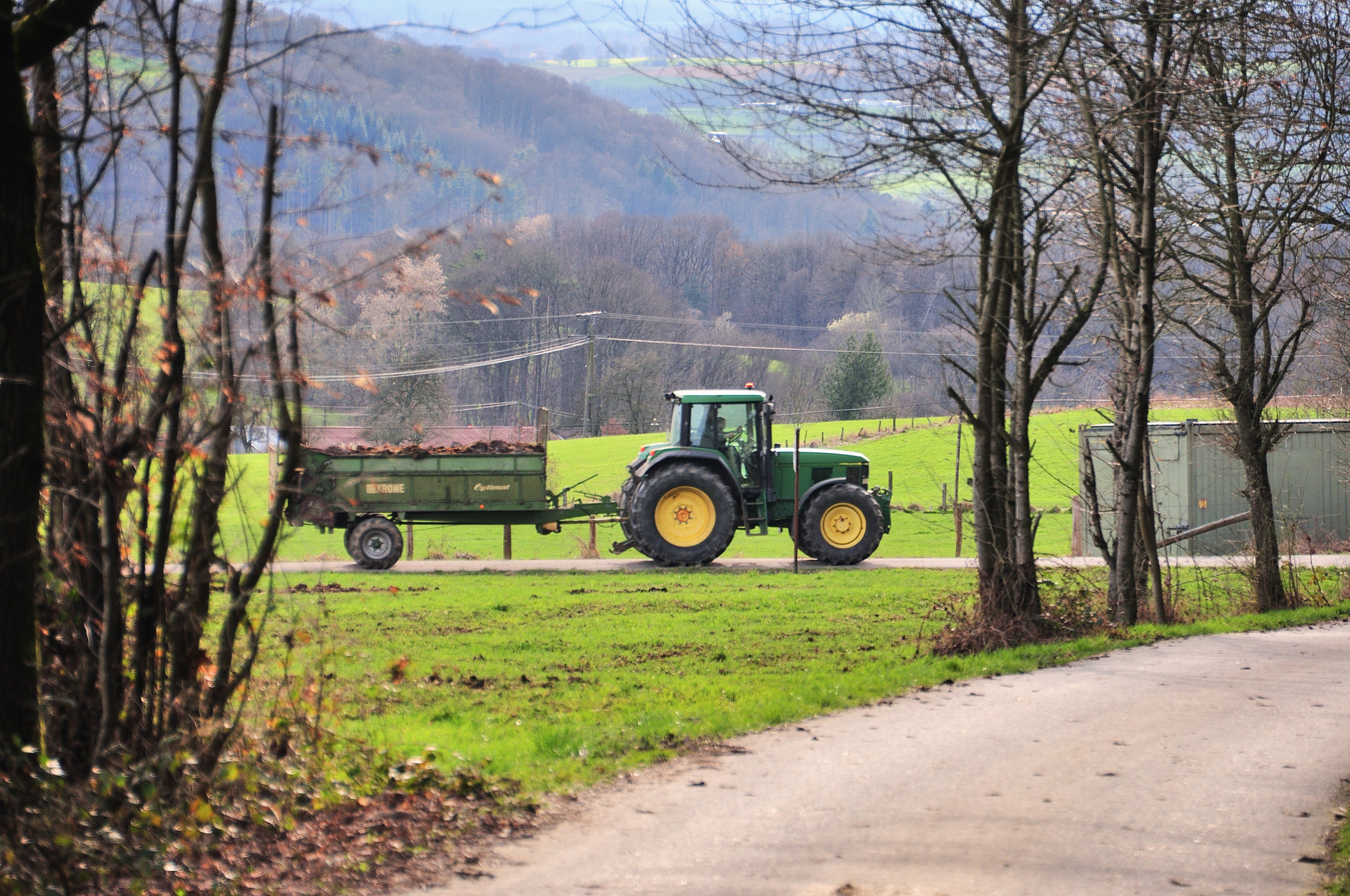 John Deere bei der Arbeit