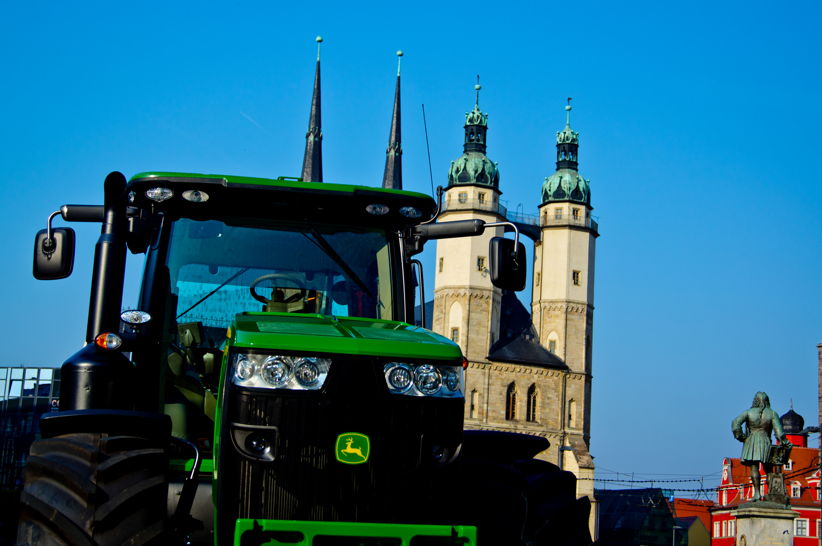 John Deere+Halle Saale