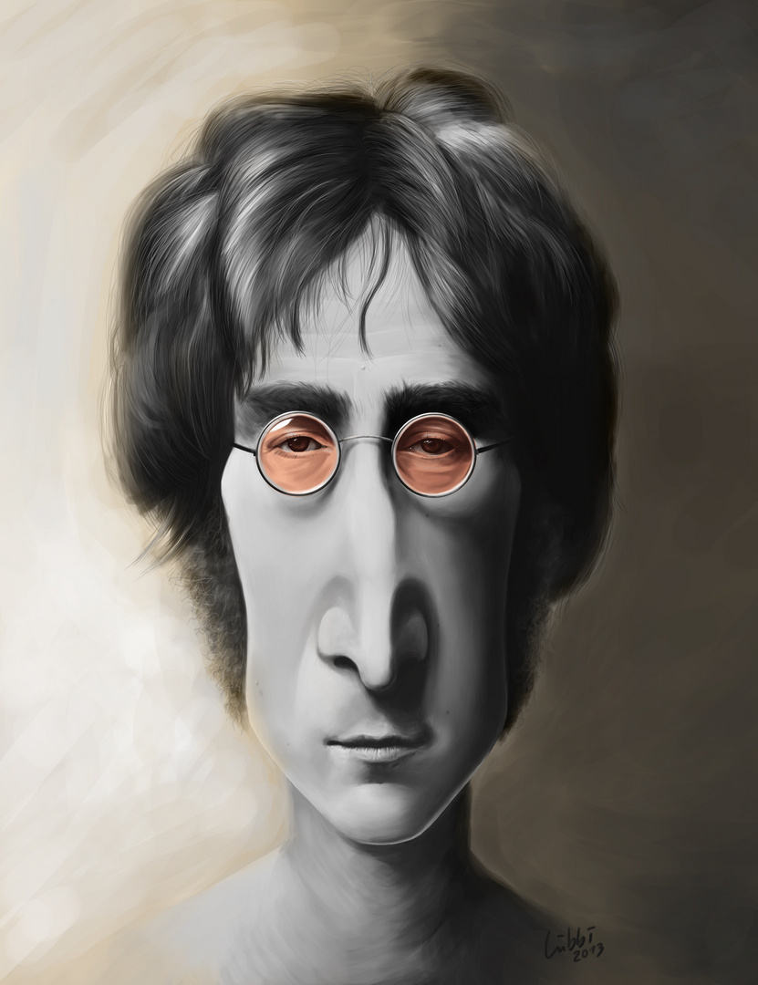 John Lennon Karikatur