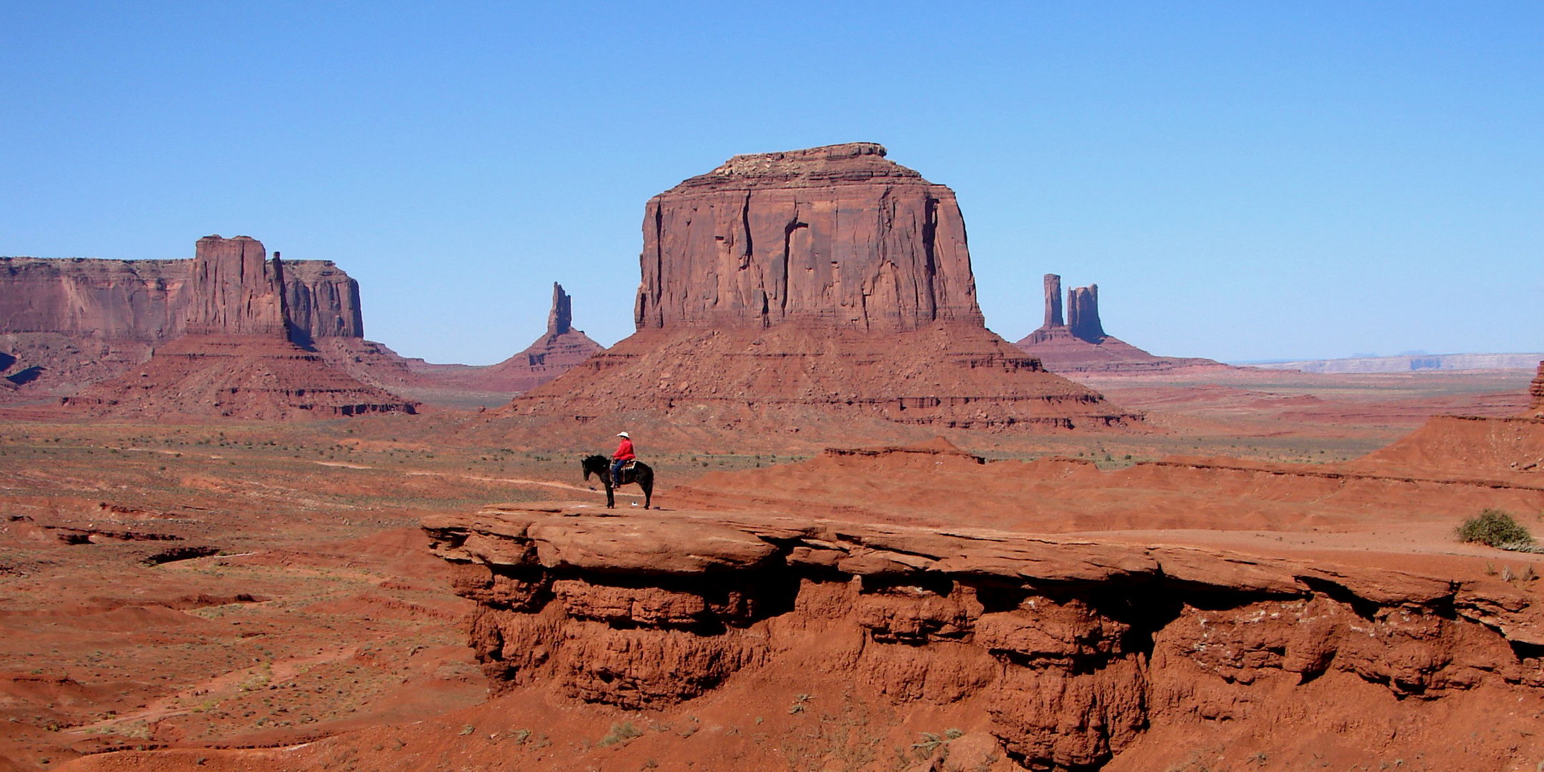 "John Wayne" vor der Hollywood Kulisse (reloaded)