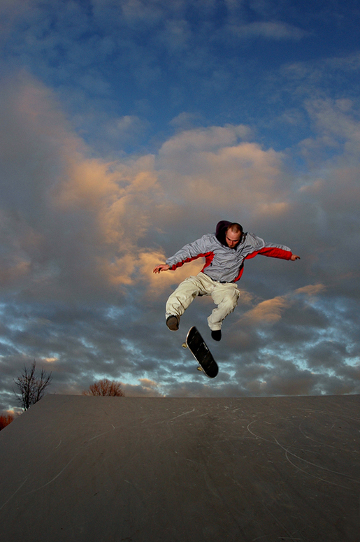 JOJO 360°flip into bank