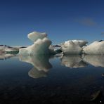 Jokulsarlon aus der Froschperspektive