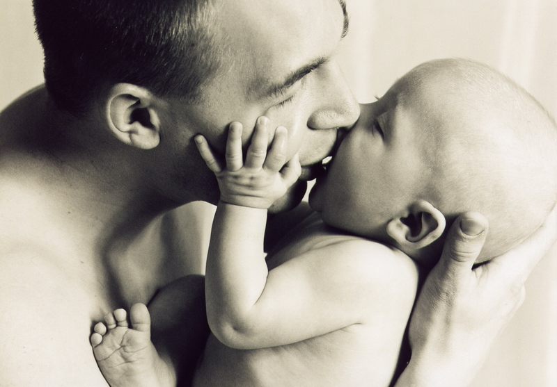 Jonas mit Papa