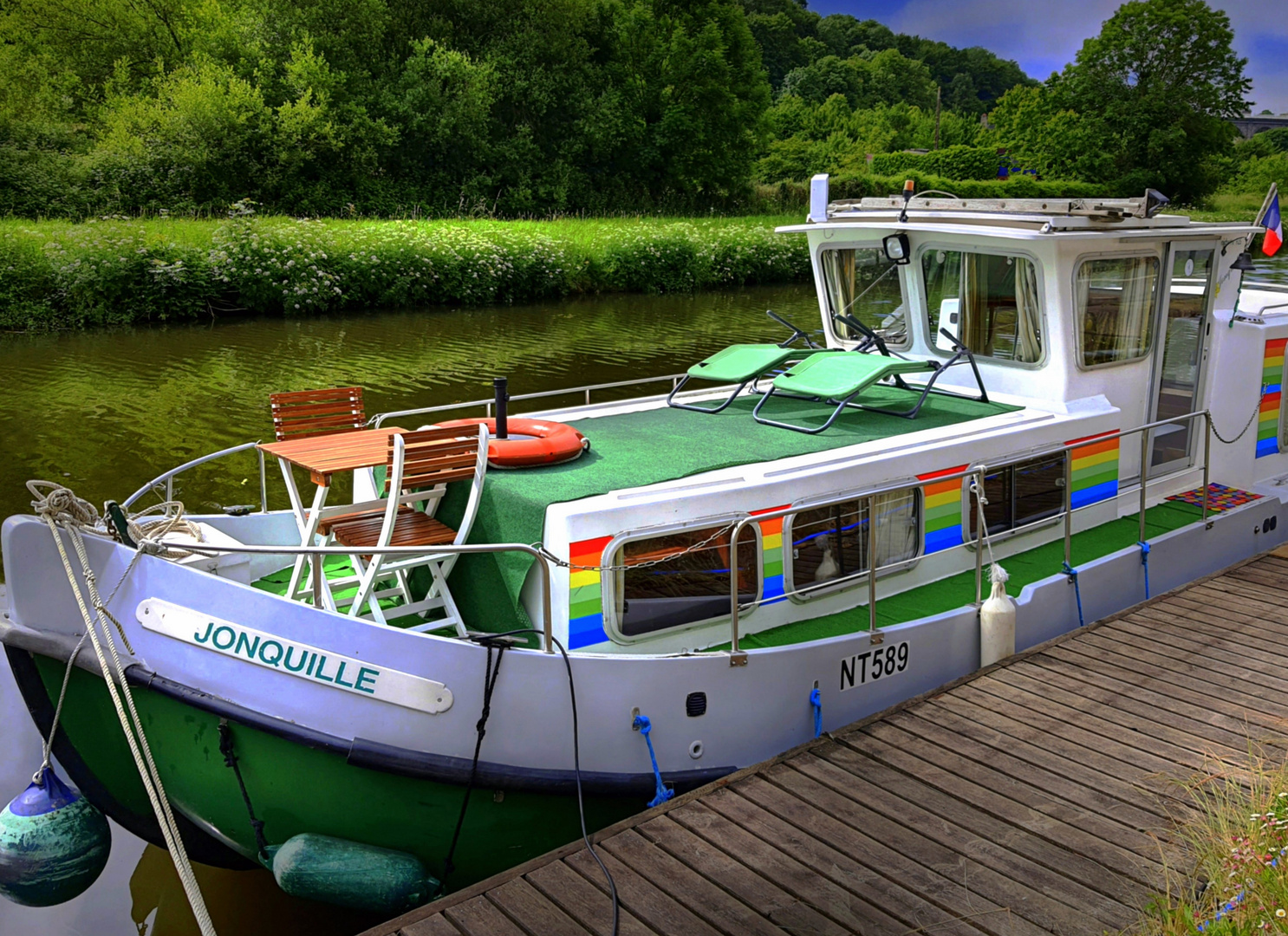 Jonquille, bateau à louer  / Dinan