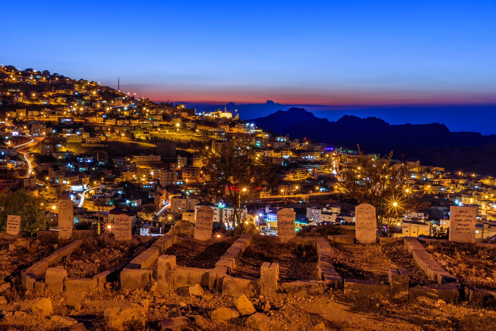 Jordan, Petra - Cemetary@Night