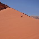 JORDANIA-GRAN DUNA ROJA en el Desierto WADI RUM.