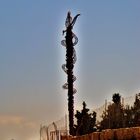 Jordania-Monte-Nebo Monumental Cruz de hierro
