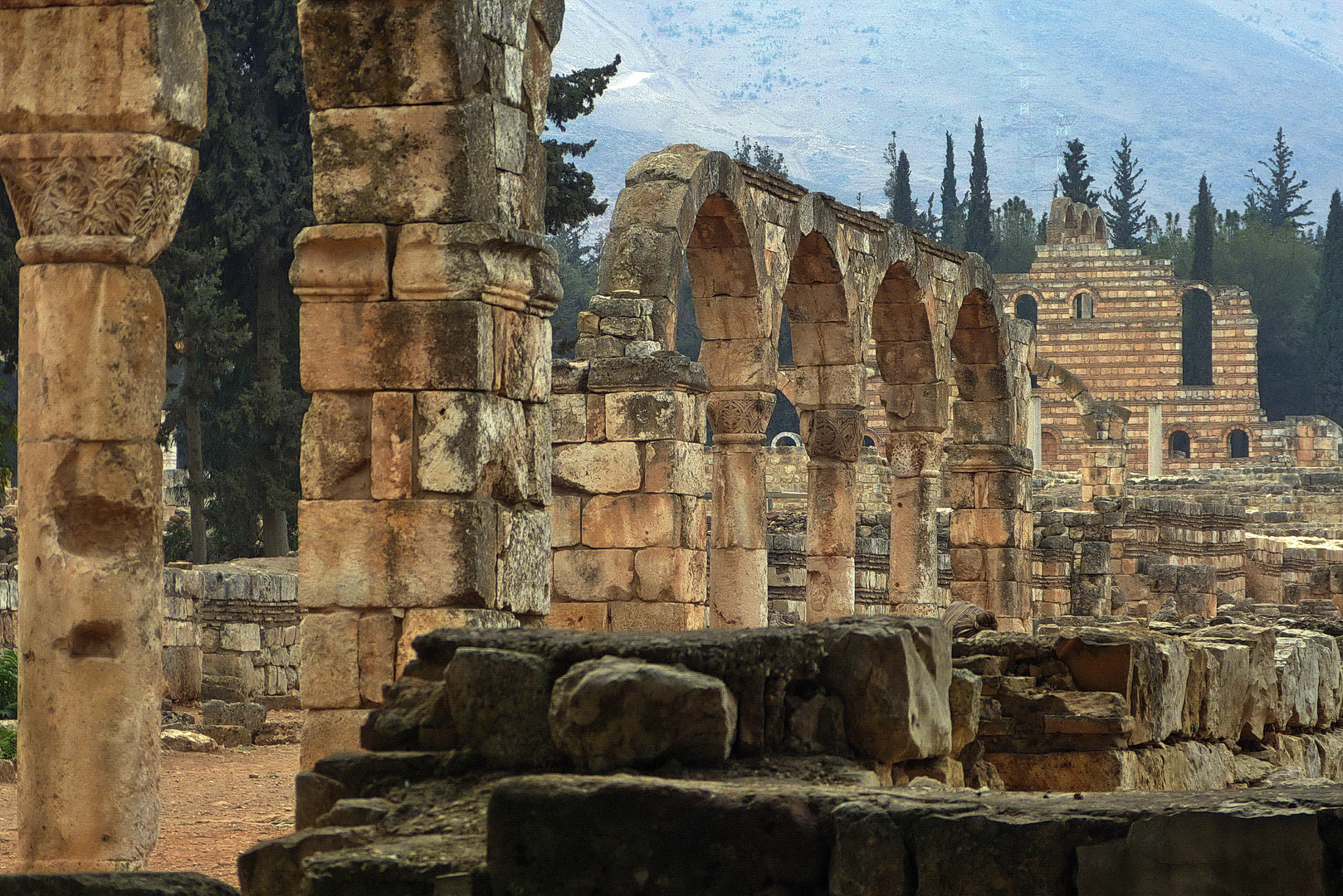 Jordanien - arabische Ruinensiedlung