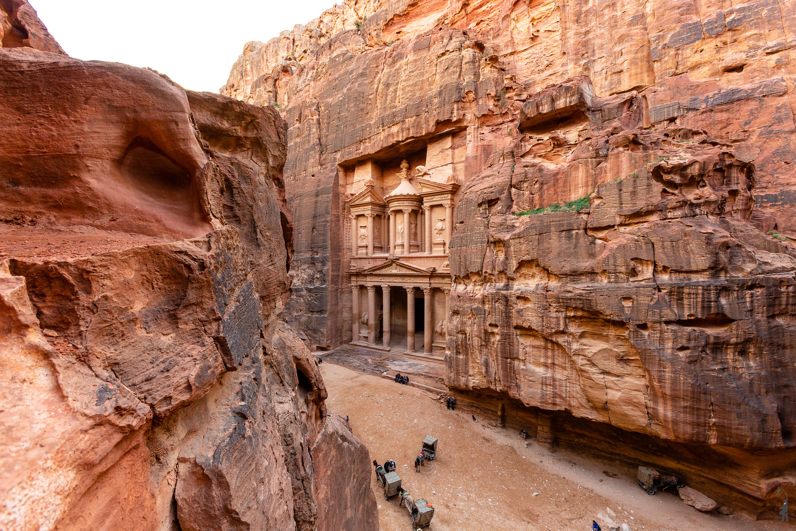 Jordanien - Petra, Schatzhaus Treasury, Khazne al-firaun