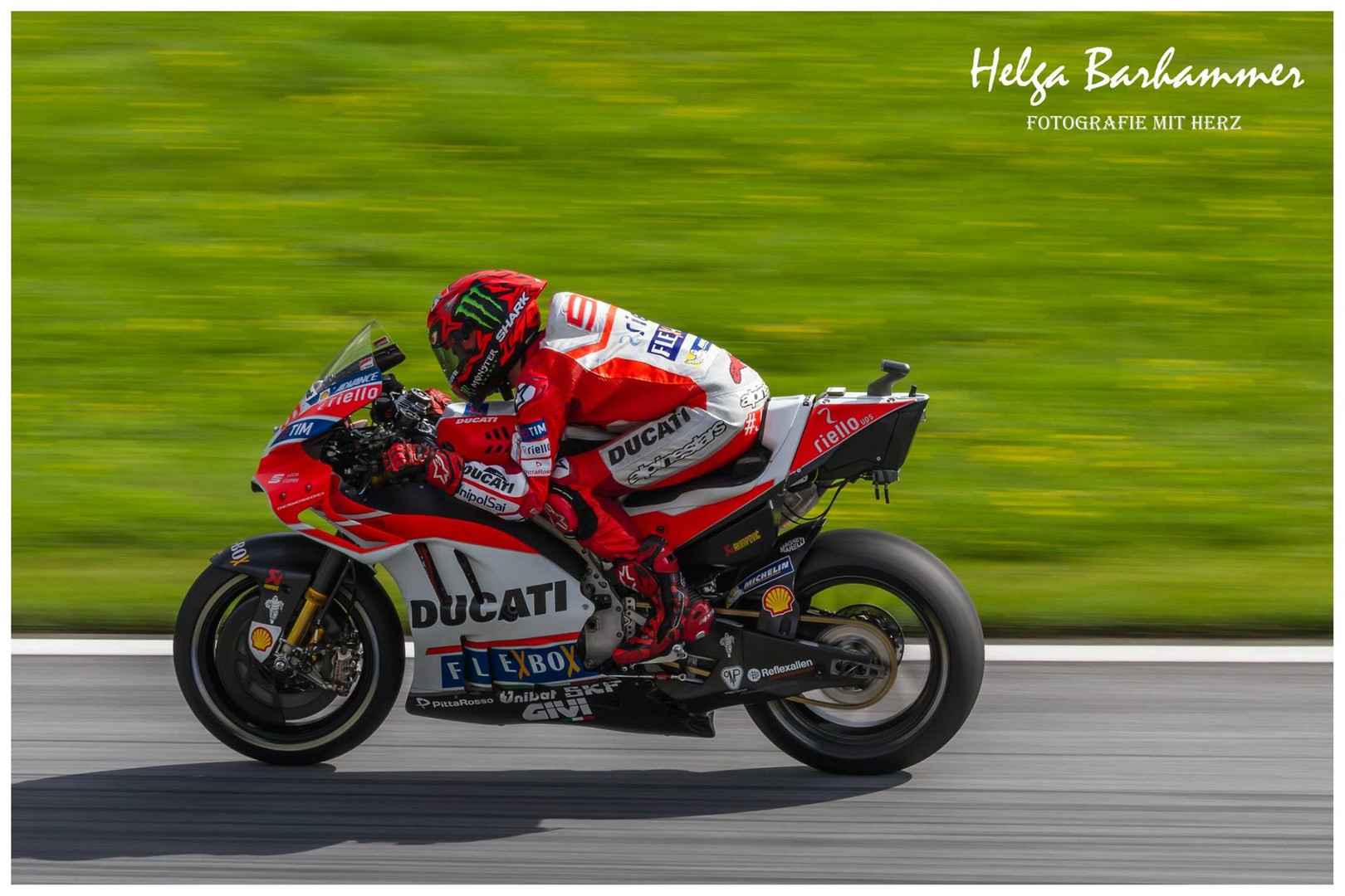 Jorge Lorenzo mit neuem Helm