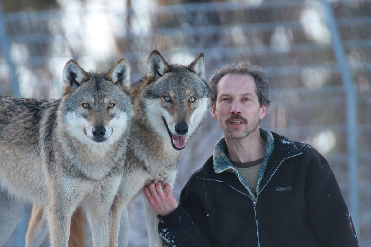 Jos de Bruin mit Matu und Luna