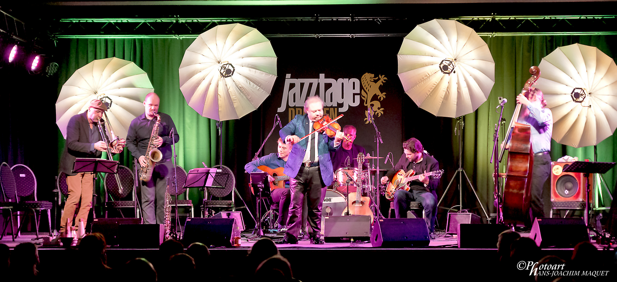 Josho Stephan, Roby Lakatos, Dresden All Stars [d: hun] Foto & Bild