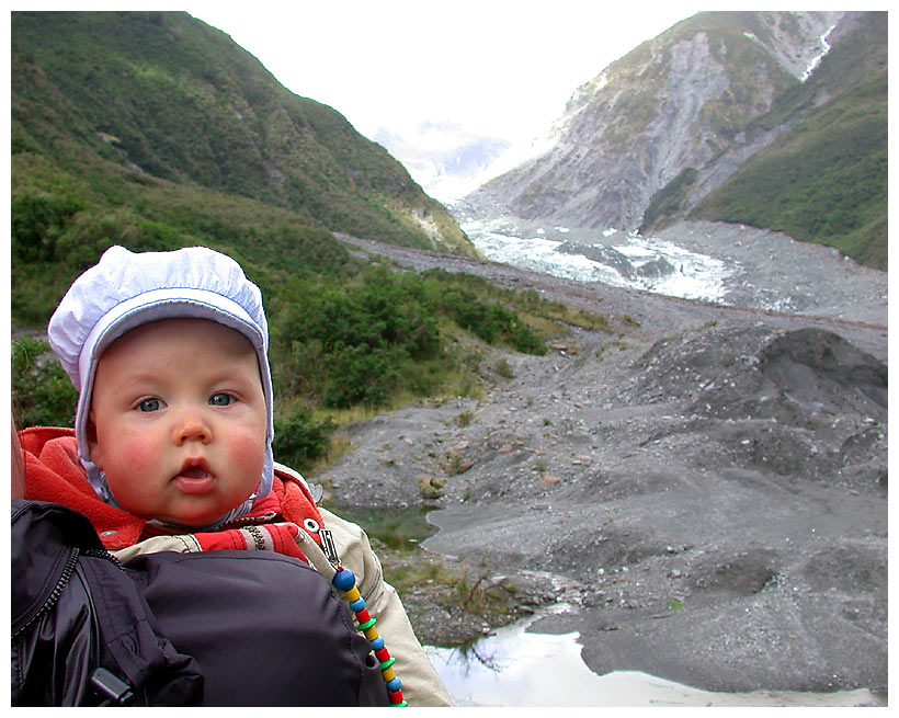 Joshua am Fox Glacier