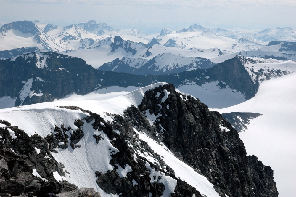 Jotunheimen, view from Galdhopiggen