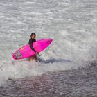 Jouer avec les vagues ....