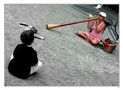 Jouer du didgeridoo à Beaubourg de Yda.de.Paris 