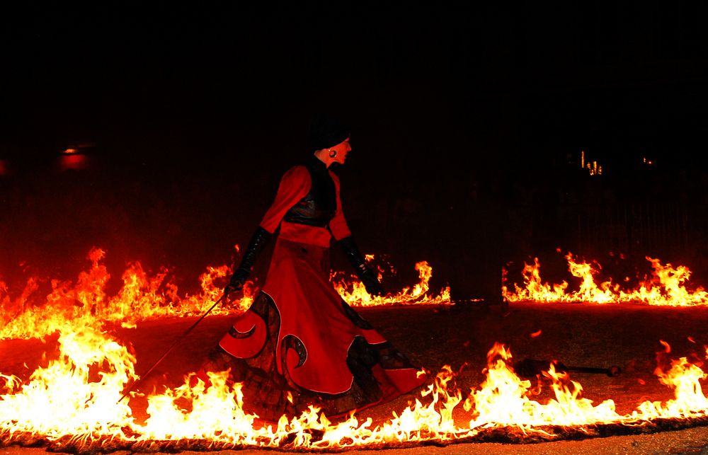 joueur de feu