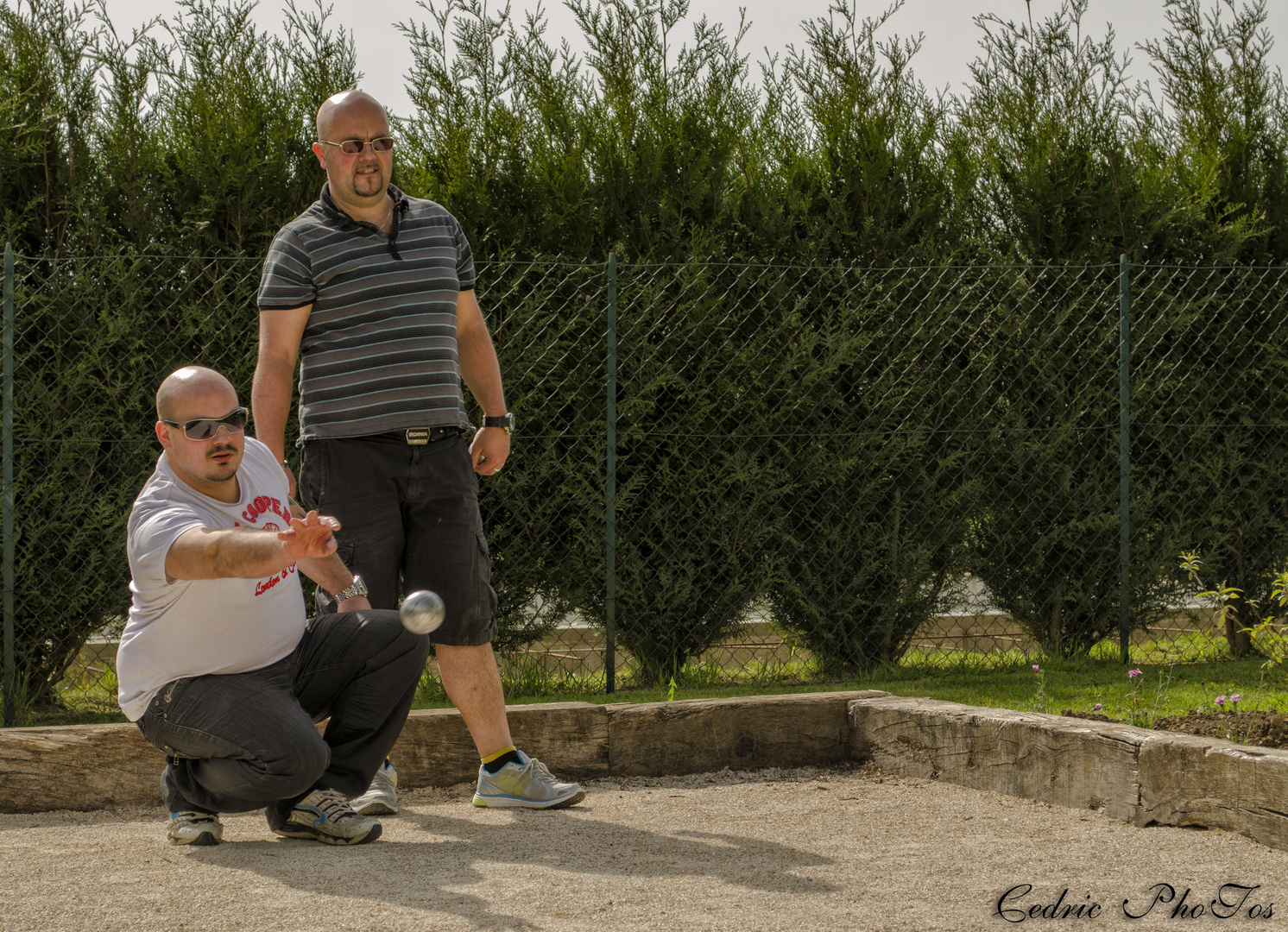 Joueurs de boules.