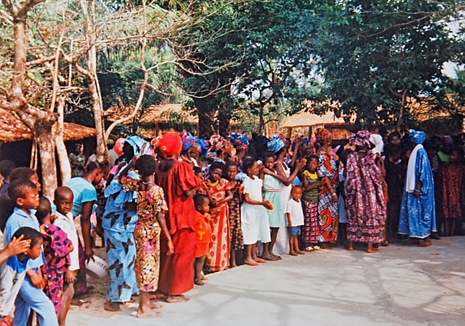 Jour de fête dans un village de Guinée