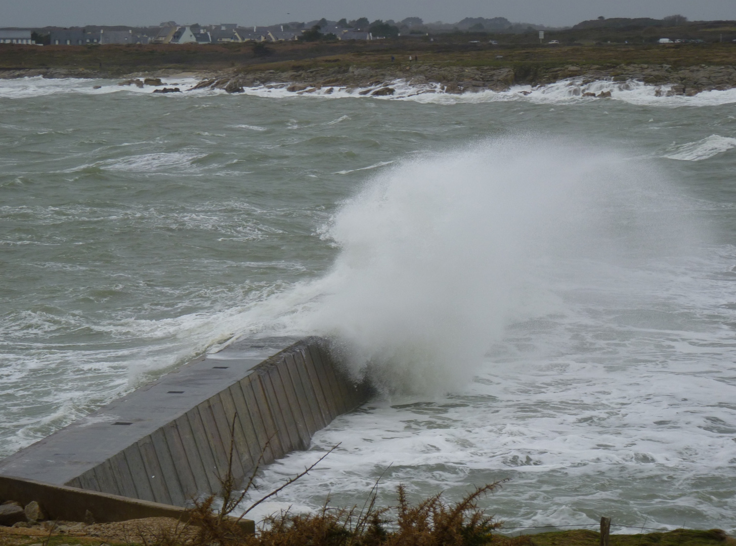 Jour de tempête à Kerroch, commune de Ploemeur(Morbihan) 1