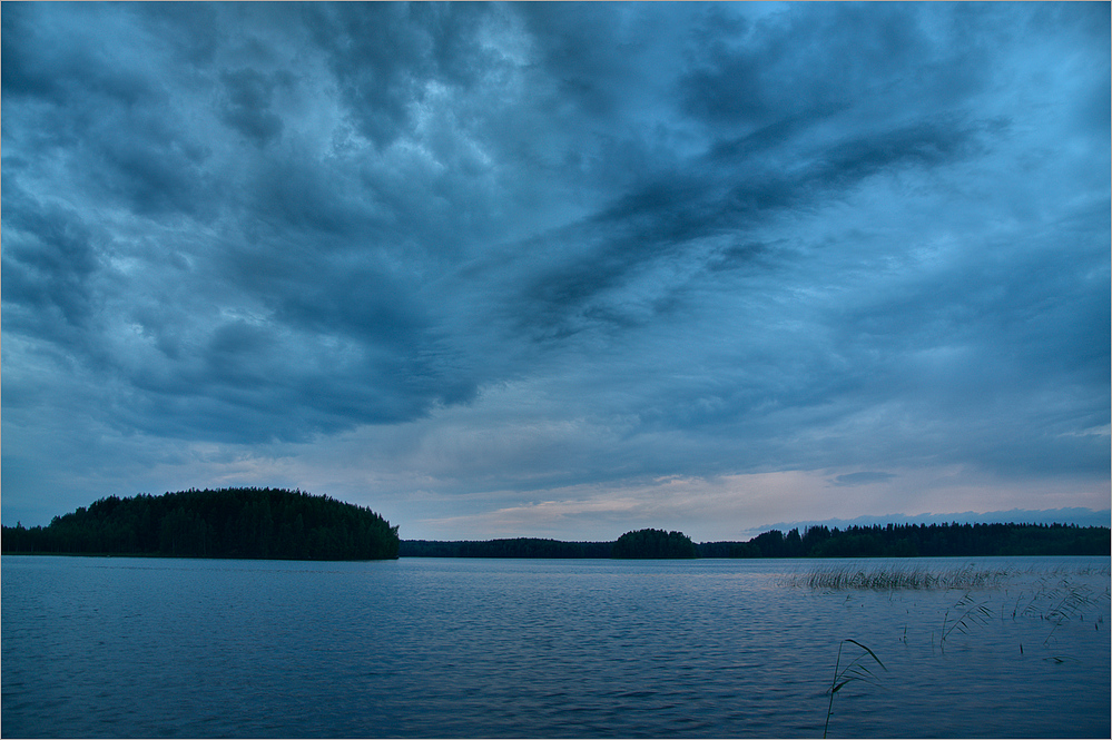 Joutsijärvi zur Blauen Stunde