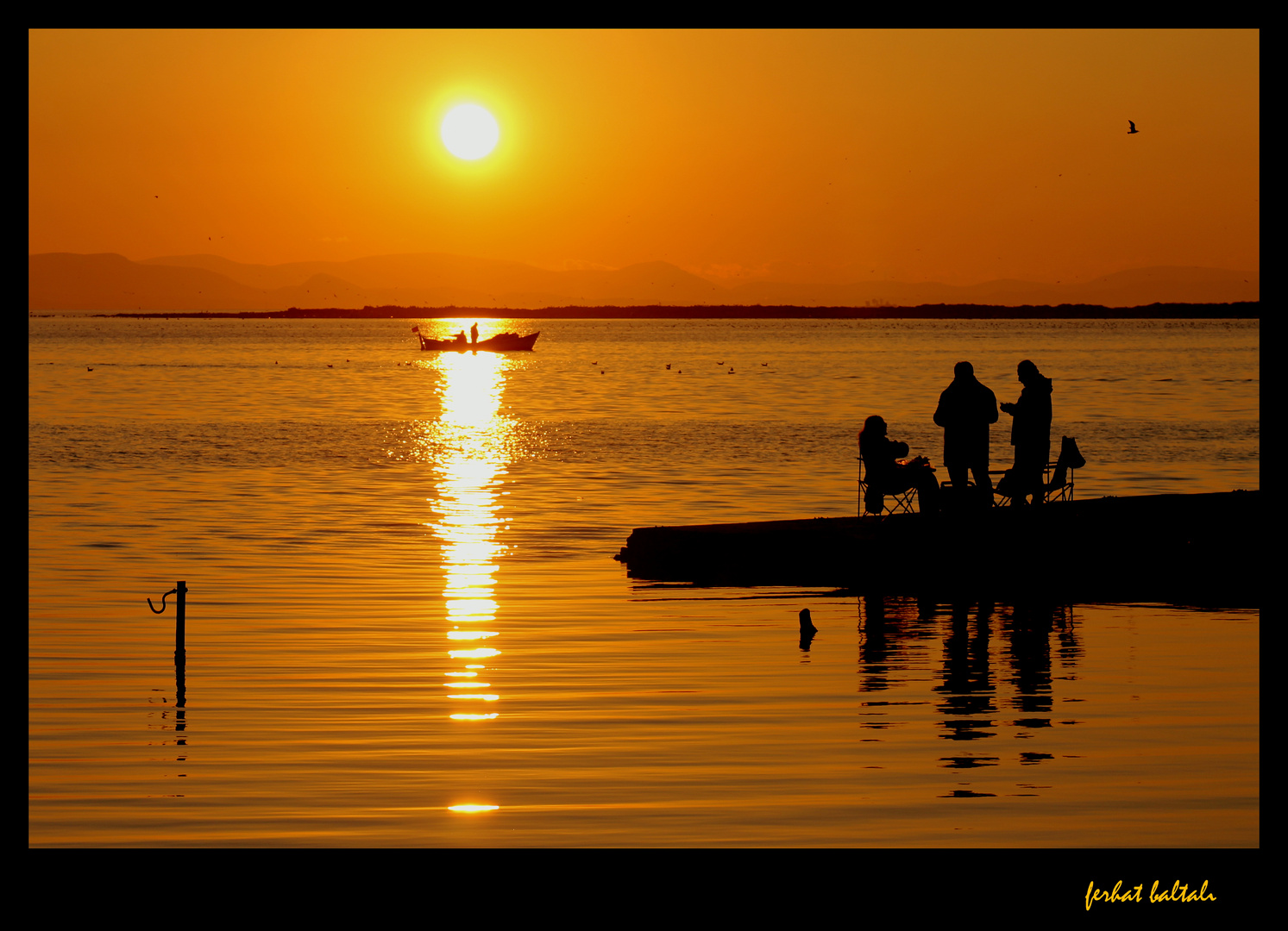 joy at sunset