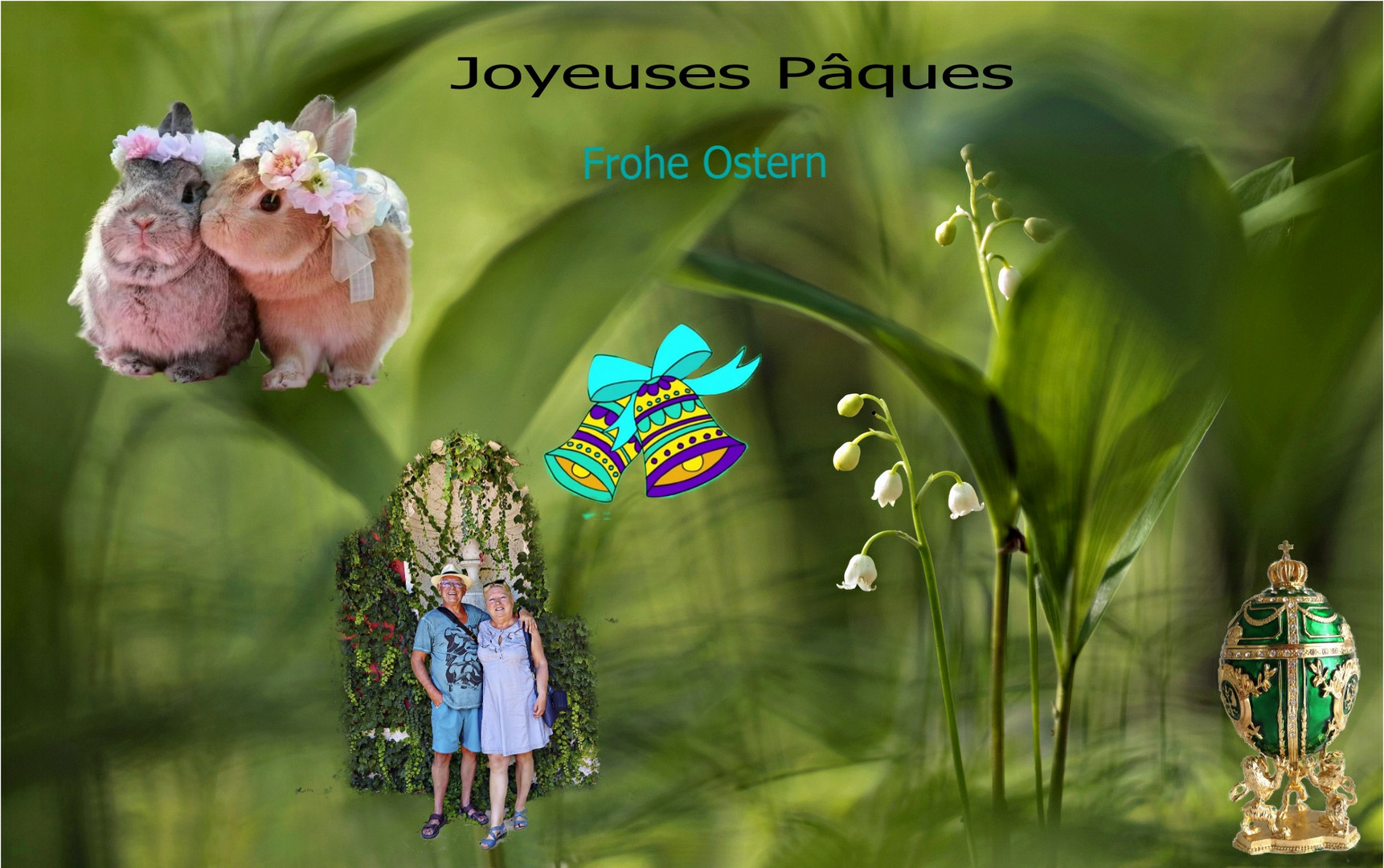 Joyeuses Pâques - Frohe Ostern - Feliz Pascua