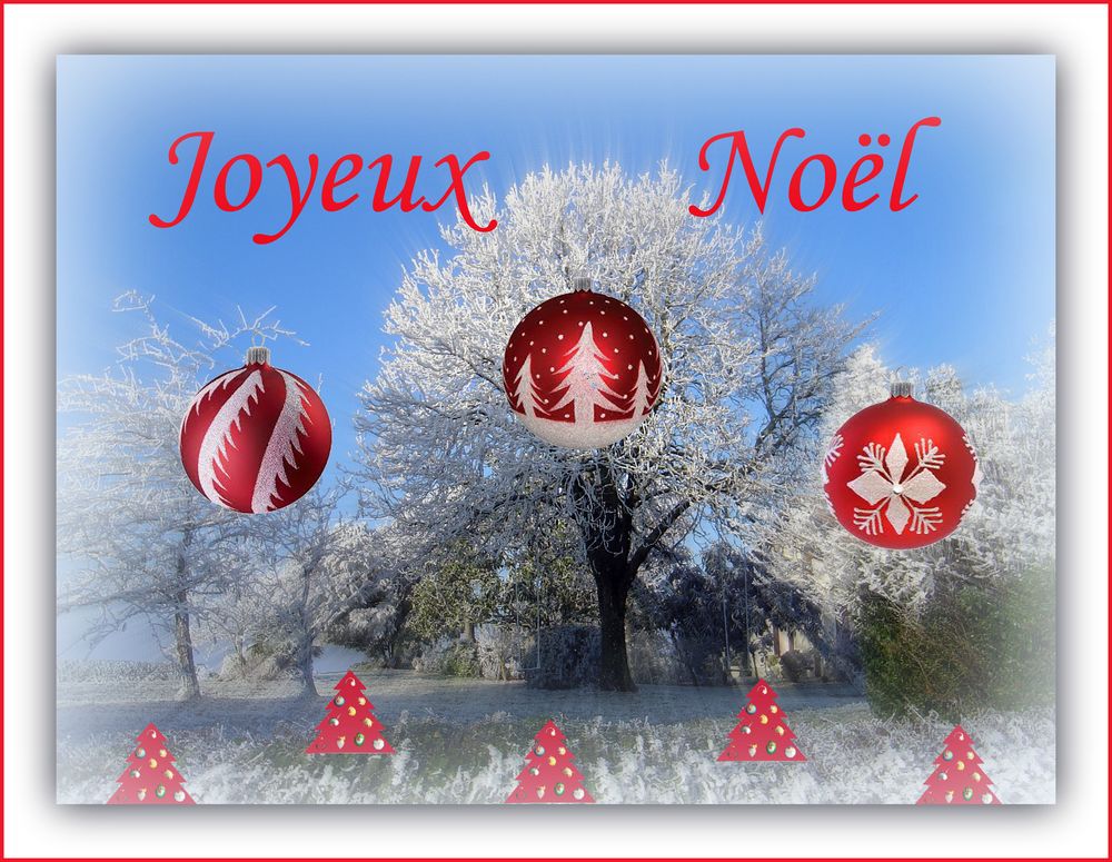 Joyeux Noël à toutes et tous photo et image | cartes de voeux, paysages