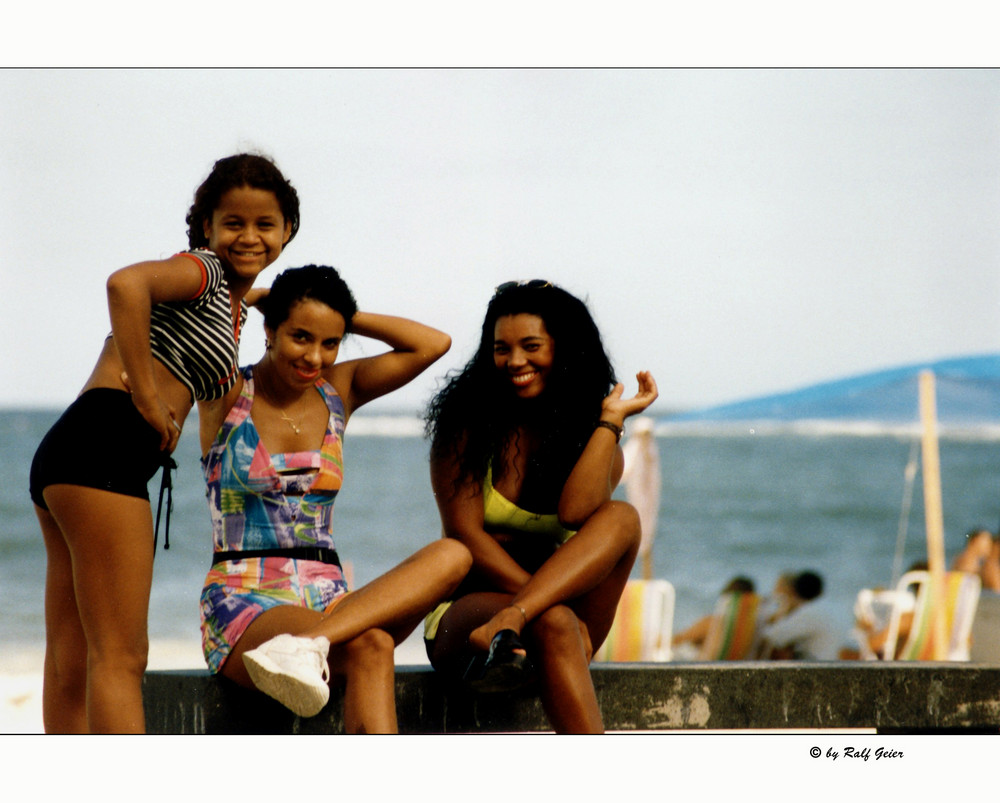 Joyful girl living in Rio