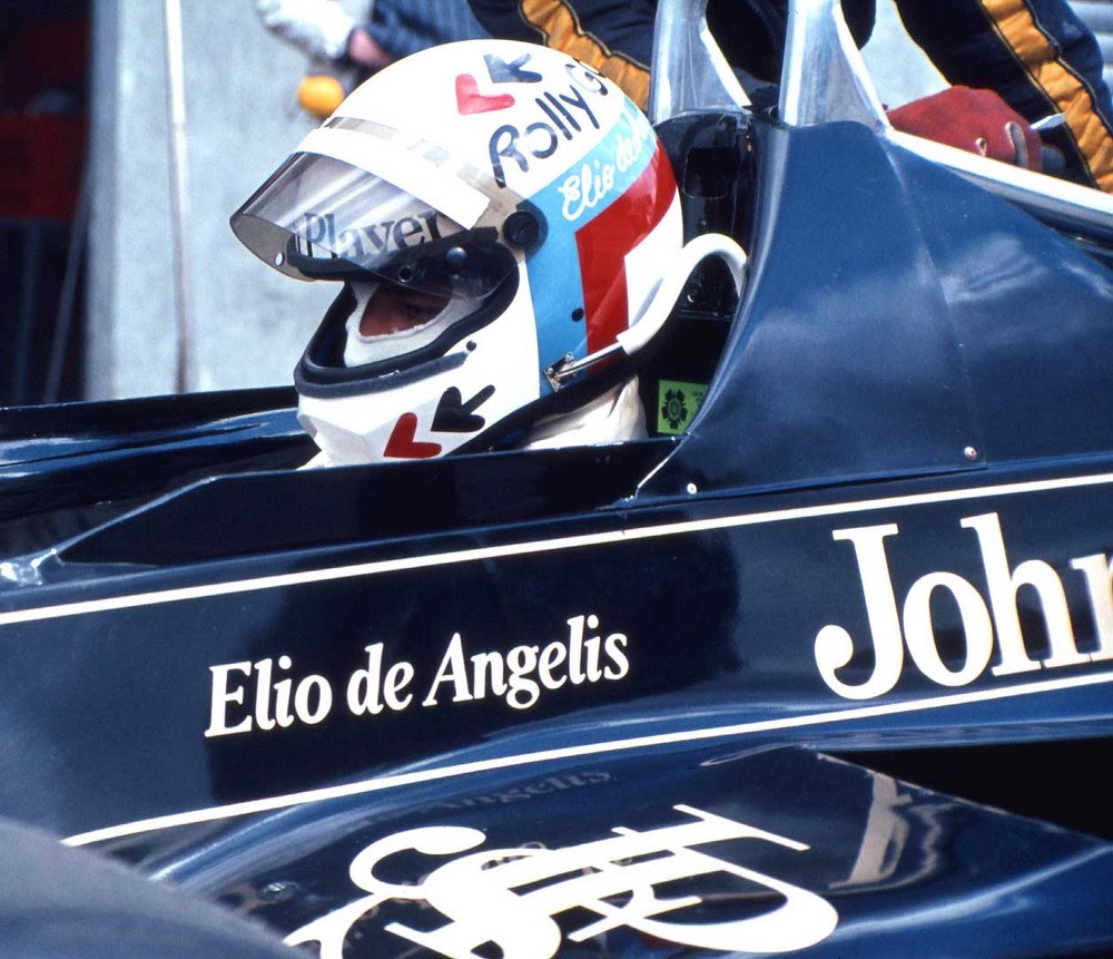 JPS LOTUS mit Elio de Angelis an Steuer. GP v.B. Zolder 04.Mai 1980