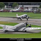 JU-52 and DC-3 in Emmen - Switzerland