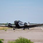 JU-52 | Ausrollen zur Parkposition