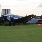 Ju 52 bei der Landung