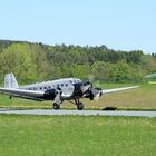 Ju-52 beim Starten in Allendorf/Eder