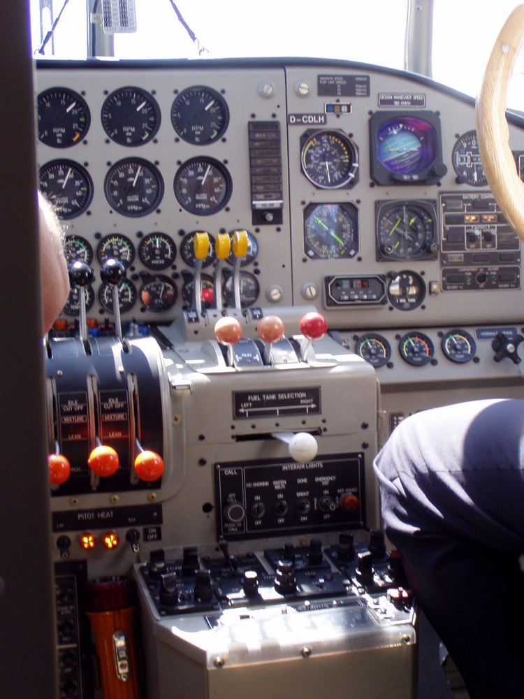 JU 52 Cockpit