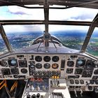 Ju 52 Cockpit nach dem heutigen Stand der Technik