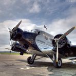 JU-52 der Deutschen Lufthansa - Auf dem Rollfeld in Essen