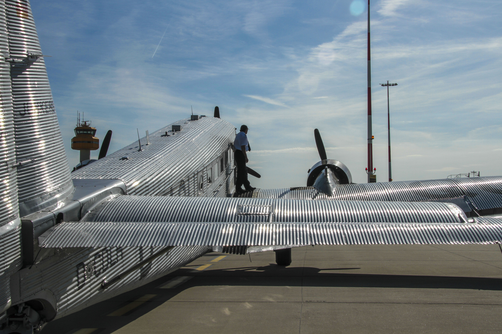 JU-52 Flugplatz in Hamburg