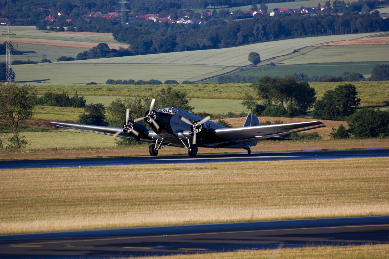 Ju 52 Gelandet