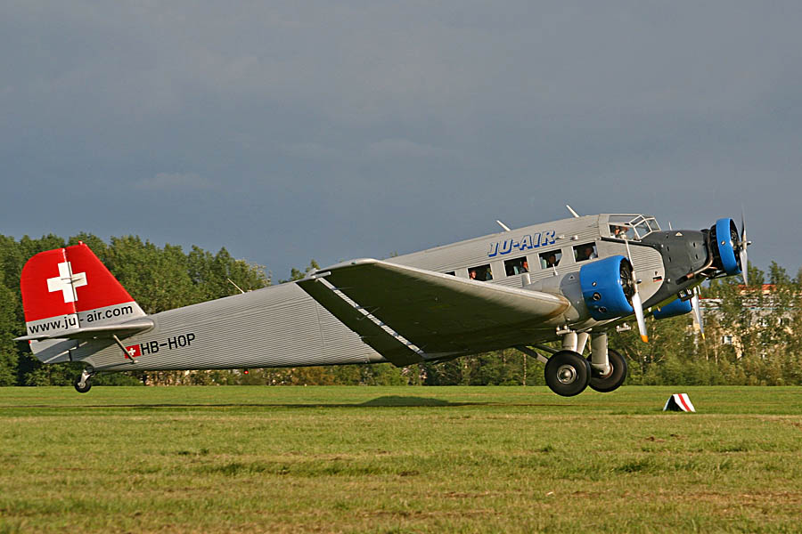 Ju 52 HB-HOP in Zwickau