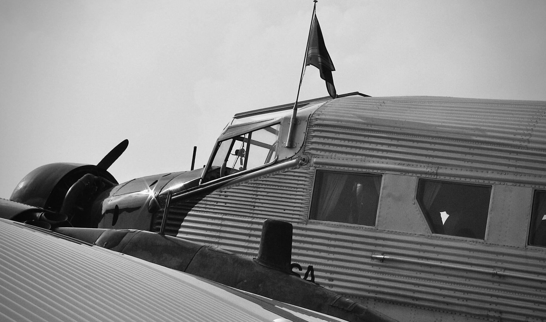 JU 52 in der Sonne