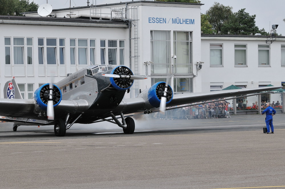 JU 52 kurz vor dem Start