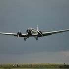 Ju 52 landet auf der Hahnweide