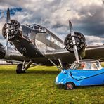 Ju 52 und Messerschmidt Kabinenroller