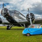 Ju 52 und Messerschmitt Kabinen-Roller