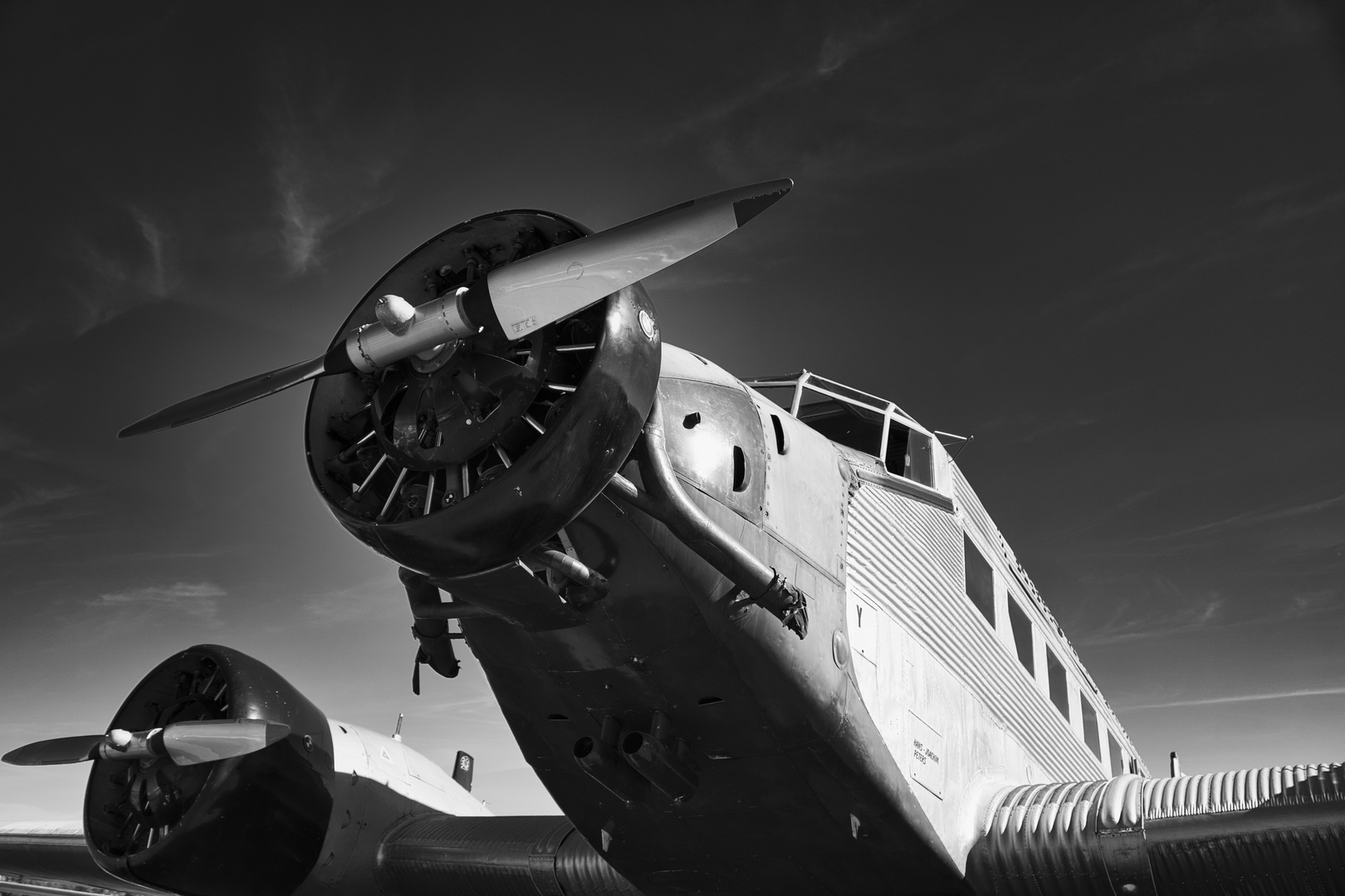 JU52 am Hangar Mönchengladbach