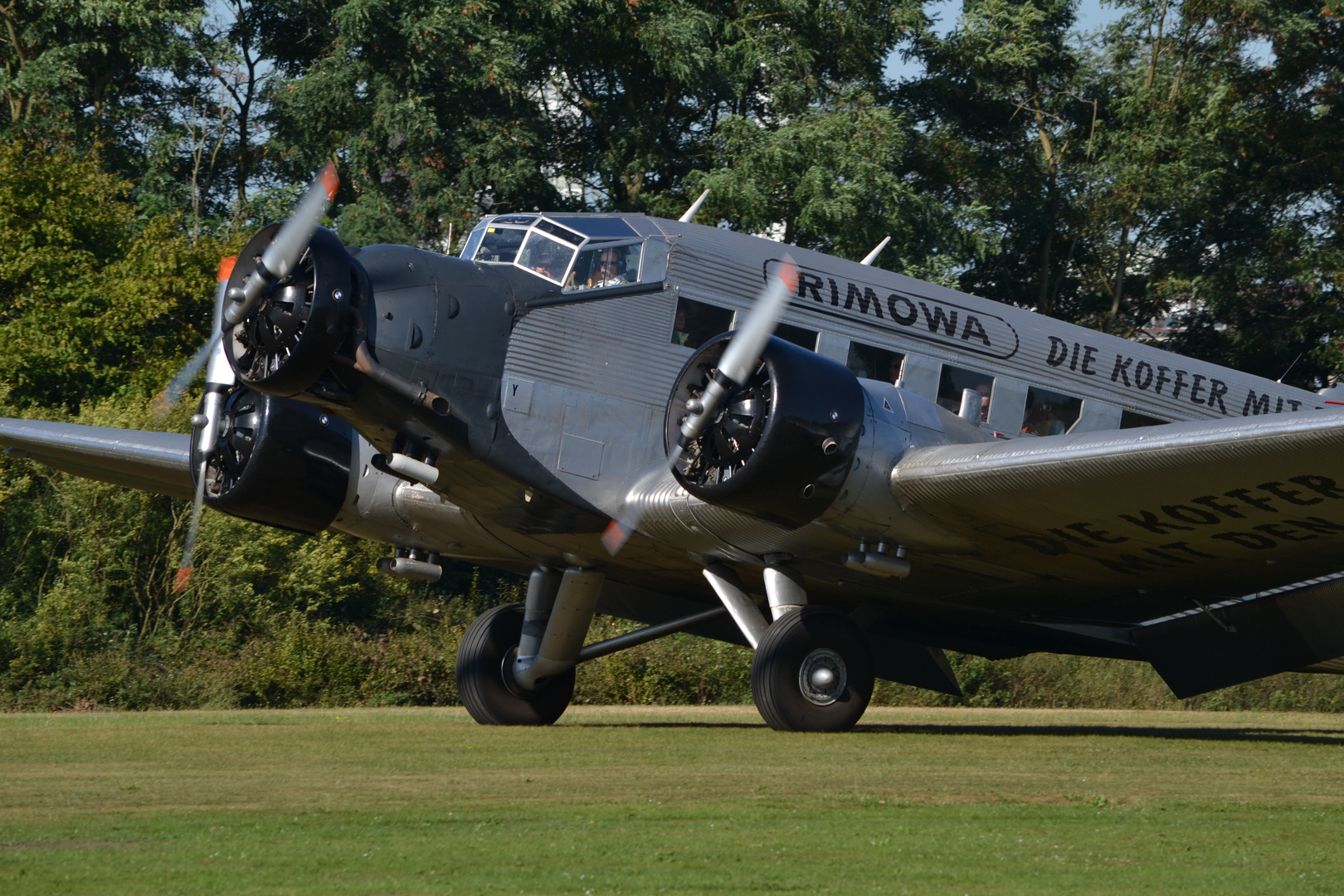 JU52 kurz nach der Landung