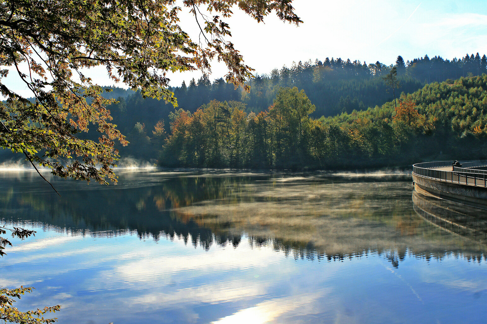 Jubachtalsperre im Herbst