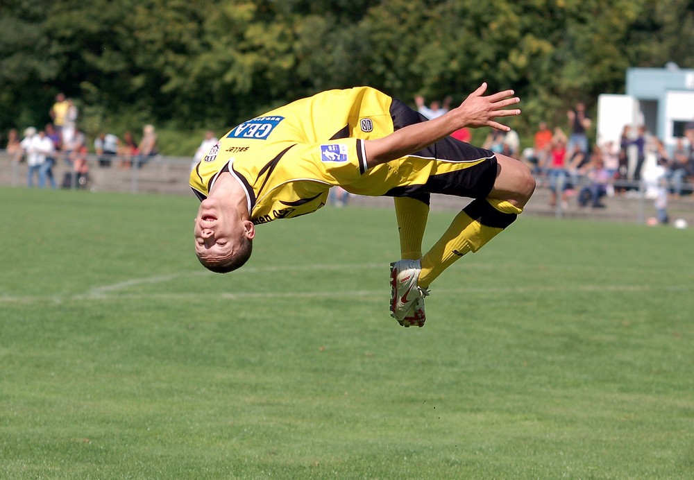 Jubel auf athletische Art